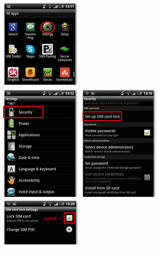 Android: How To Disable or Change SIM PIN Code