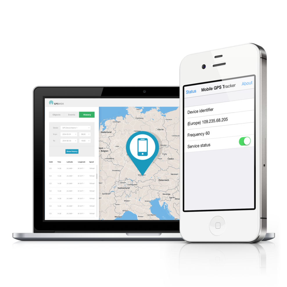 Gps tracking on sale device app